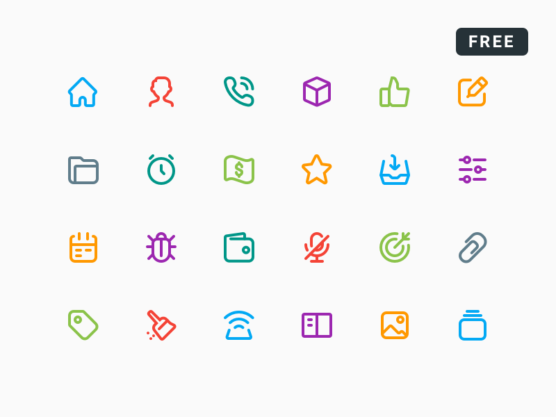 SMLN (Smart Lines Icons) - Free