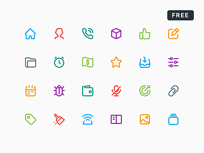 SMLN (Smart Lines Icons) - Free