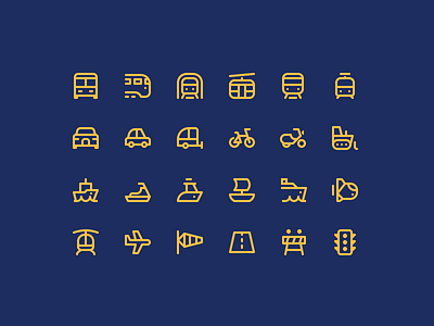 Transport 24icons