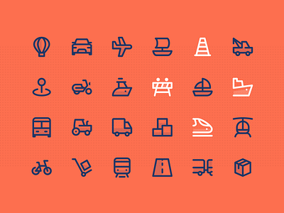 Greatlines - Transport icons