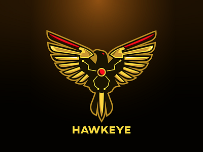 HawkEye hawk hawkeye iecse logo prometheus vector vector illustration