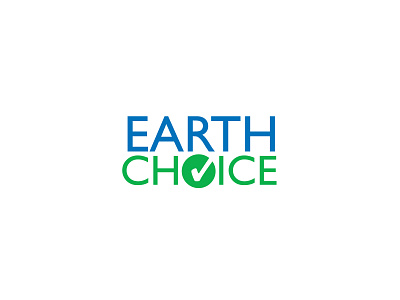 Earth Choice Logo branding cleaning earth graphic design logo