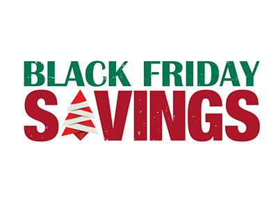 Black Friday Savings Logo christmas identity logo savings