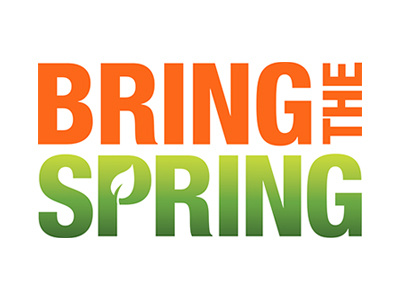 Bring The Spring Logo logo sales spring