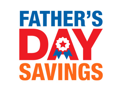 Father's Day Savings Logo 1 fathers day sale savings