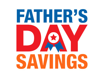 Father's Day Logo 2 fathers day promo sale savings