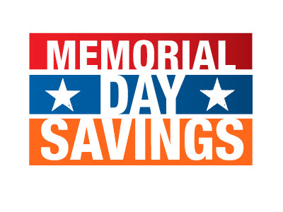 Memorial Day Logo logo memorial day savings