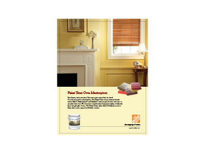 Home Depot Paint Ad ad paint the home depot