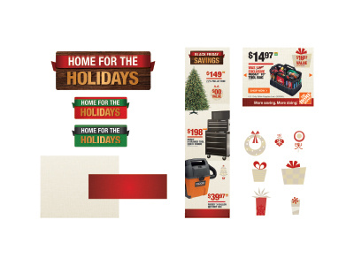 Holiday 2018 Home for the Holidays Overview christmas holiday logo sale the home depot