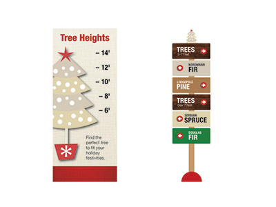 Holiday 2018 Tree Lot Concept Overview christmas christmas trees holiday logo the home depot