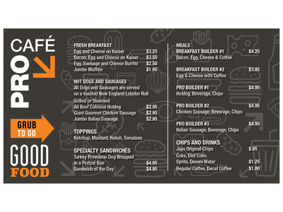 Digital Menu Design