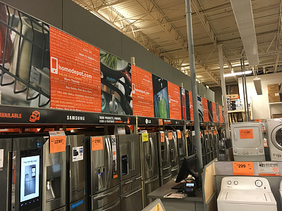 The Home Depot Showroom Banners appliances banners home improvement retail showroom the home depot