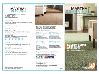 Martha Stewart Living Brochure brochure retail the home depot