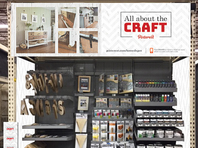 Craft Bay Endcap craft logo retail the home depot