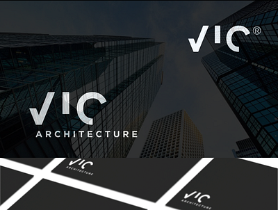 VIC arctecture architecture construction home logo