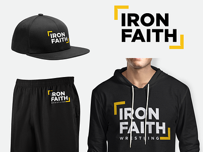 Iron faith logo and kit design for Iron Faith wrestling crossfit fitness fitness logo health karate wrestling