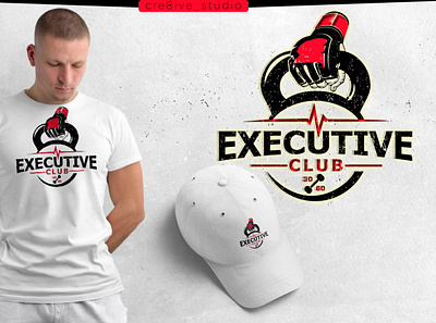 Executive Club crossfit fitness fitness logo health karate martial arts