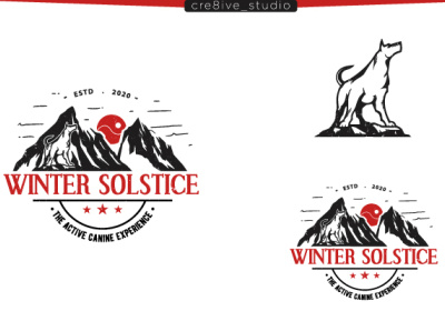 Winer Solstice dog sport dog taining outdoor vintage logo