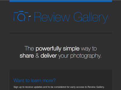 Review Gallery announcement review gallery teaser