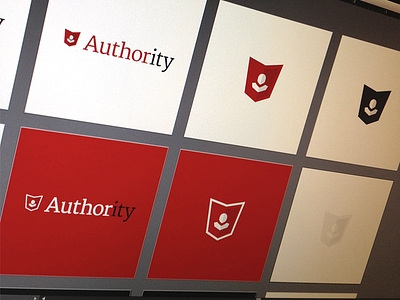 Authority Logo authority branding copyblogger logo red