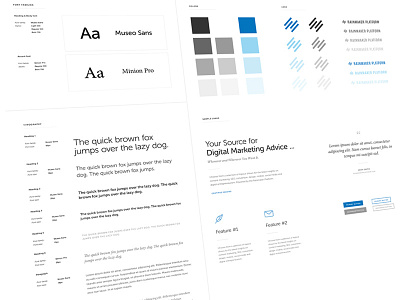 Rainmaker Style Guide style guide typography