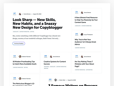 Copyblogger Blog Archive archive blog grid posts