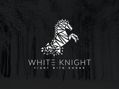 White Knight #Horse beautifu logo design branding design flat graphic design horse horse logo illustrator knight knights logo minimal minimalist design ui ux vector war warrior warriors white