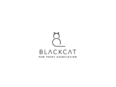 Blackcat beautifu logo design black white branding cat drawing design flat graphic design illustrator lettering logo minimal minimal art minimalist minimalist design minimalist logo minimalist logo design modern art unique design unique font vector