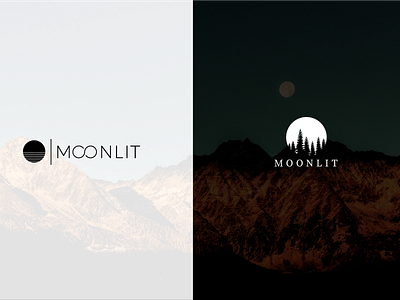 Moon beautifu logo design creative creative design dark mode design flat graphic design illustrator lettering logo minimal minimal art minimalist minimalist design minimalist logo minimalist logo design moon moonlight night vector