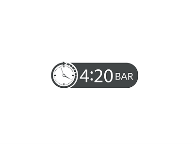 Minimalist logo design bar beautifu logo design design flat icon minimal minimalist design restaurant restaurants time timer ui ux
