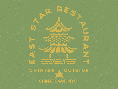 East Star Restaurant Logo II branding design handlettering illustration lettering logo logodesign type typography