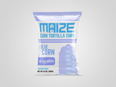 Maize - Blue Corn Bag Mockup branding design flat handlettering icon identity illustration illustrator lettering logo logodesign type typography vector