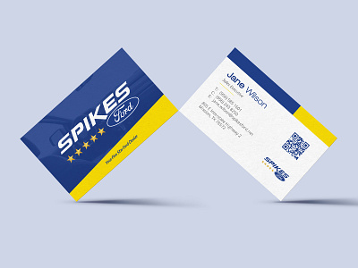 Spikes Ford Business Cards branding business cards design identity logo print
