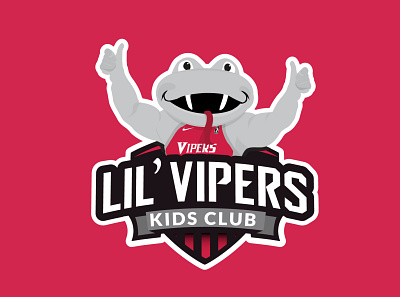 RGV Vipers Kids Club design illustration logo vector