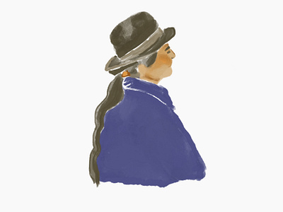 Andean farmworker woman