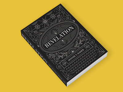 Revelation book book cover illustration vector