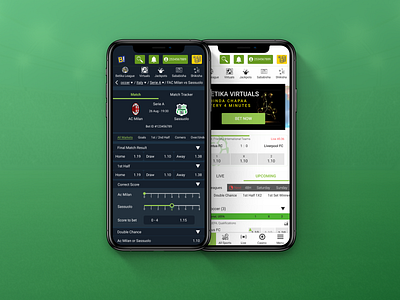 Betika! dark mode gambling gambling design sportsbook ui design ux design