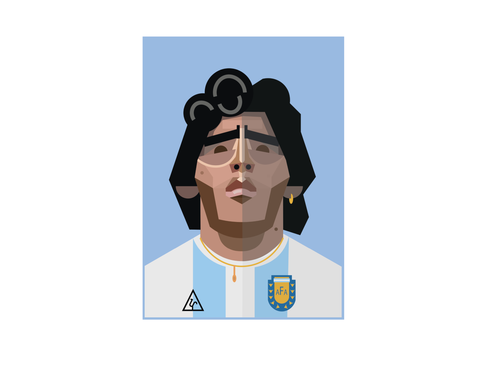 MARADONA argentina design fifa football hand of god illustration maradona napoli soccer world cup