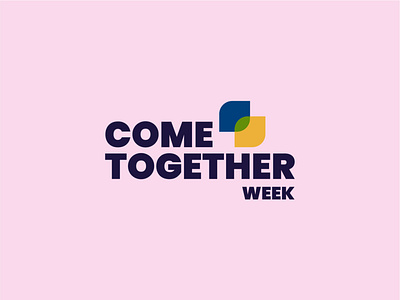Come Together Week 2020 design flat flat design flat illustration minimal typography
