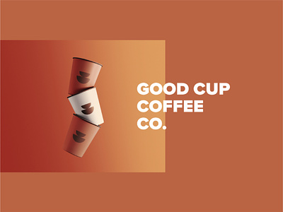 Good Cup Coffee Co - Identity & Logo Design Pt. 2 circle logo circular logo coffee cup coffee cup logo coffee shop logo logo logo design logo designer logo mockup minimal logo