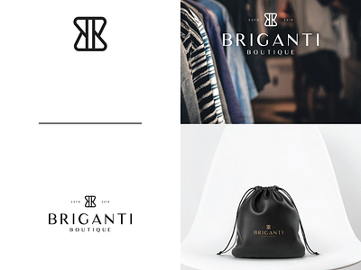 Briganti Boutique Logo boutique branding graphicsdesign illustrator logo