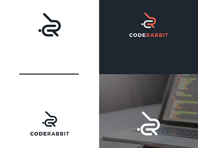 CodeRabbit branding code design designer illustrations illustrator logo logos photoshop programming rabbits