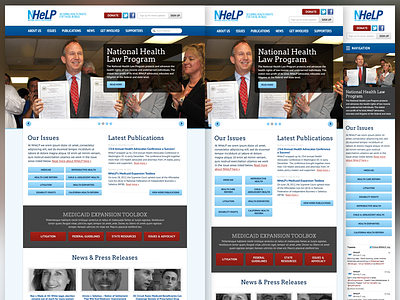 NHeLP Responsive Website cms design gradient joomla nonprofit responsive template ui ux web web design website