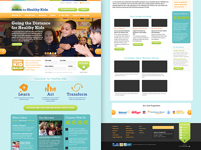 Action for Healthy Kids Responsive Website