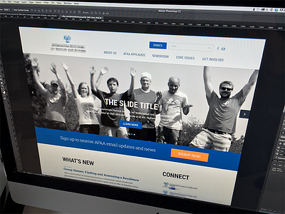 Homepage Concept design flat homepage joomla mockup nonprofit ui ux web web design website