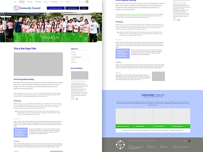 Community Council Interior Template cause charity community council design joomla nonprofit page responsive site template web