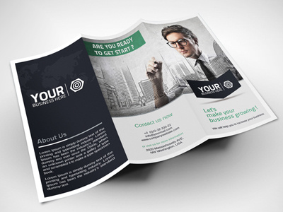 Creative Tri Fold Corporate Brochure 21 advertisement brochure cmyk commerce company conceptual corporate creative editable multipurpose print ready tri fold