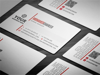 Creative Corporate Business Card 15 business card commerce corporate creative design horizontal identity modern print ready psd stationery stylish
