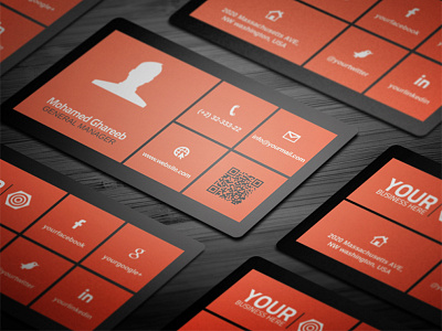 Creative Lumia Corporate Business Card