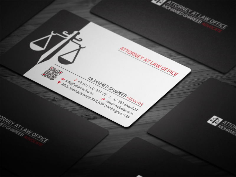 Lawyer on sale visiting card